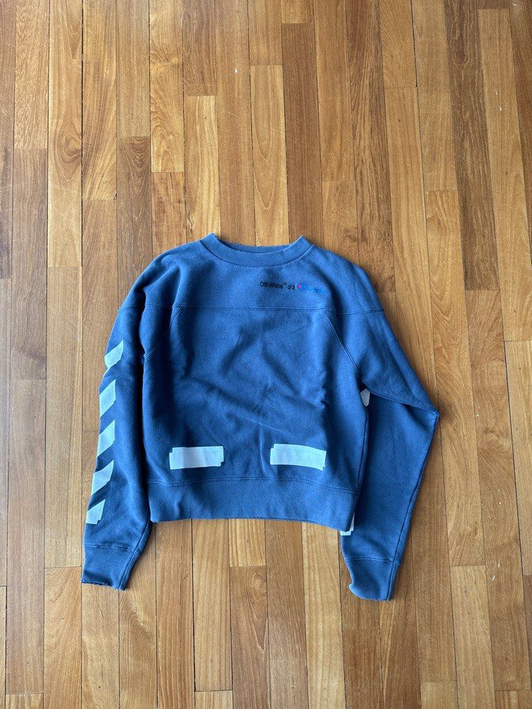 Off White Champion Collab Luxury Apparel on Carousell