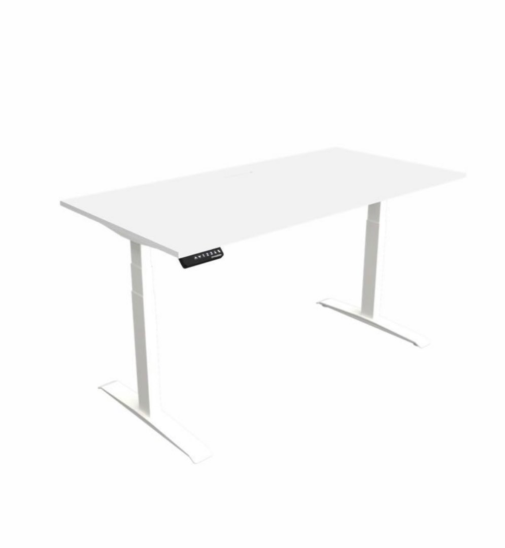 Omnidesk Pro White With Table Top Large, Furniture & Home Living, Furniture, Tables & Sets on