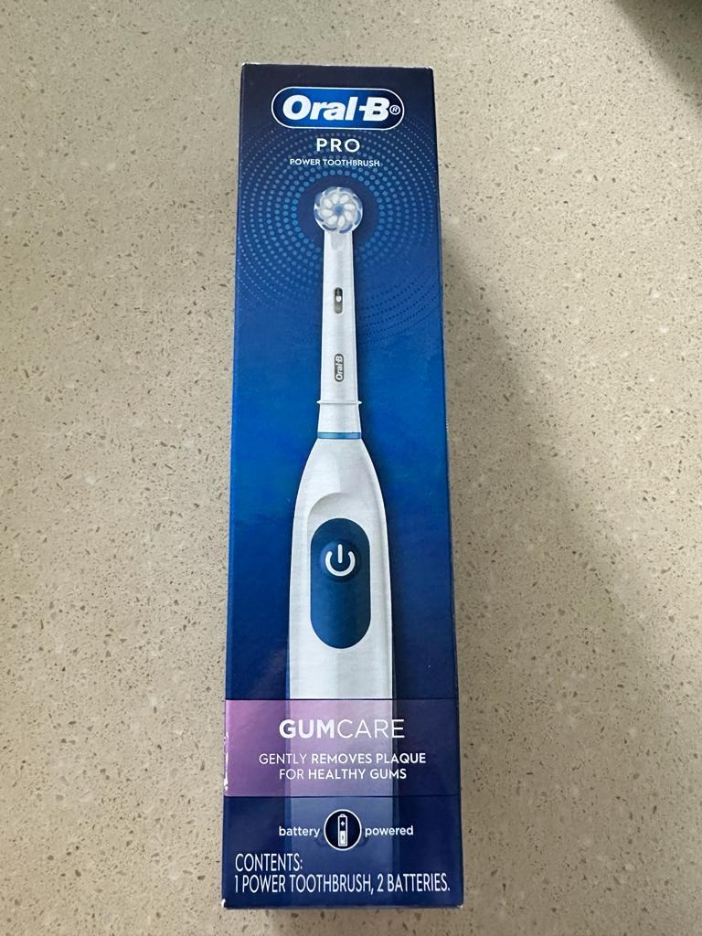 OralB Pro Gum Care Battery Electric Toothbrush, Beauty & Personal Care