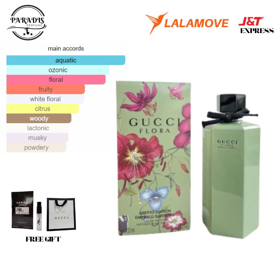 Gucci flora green best sale