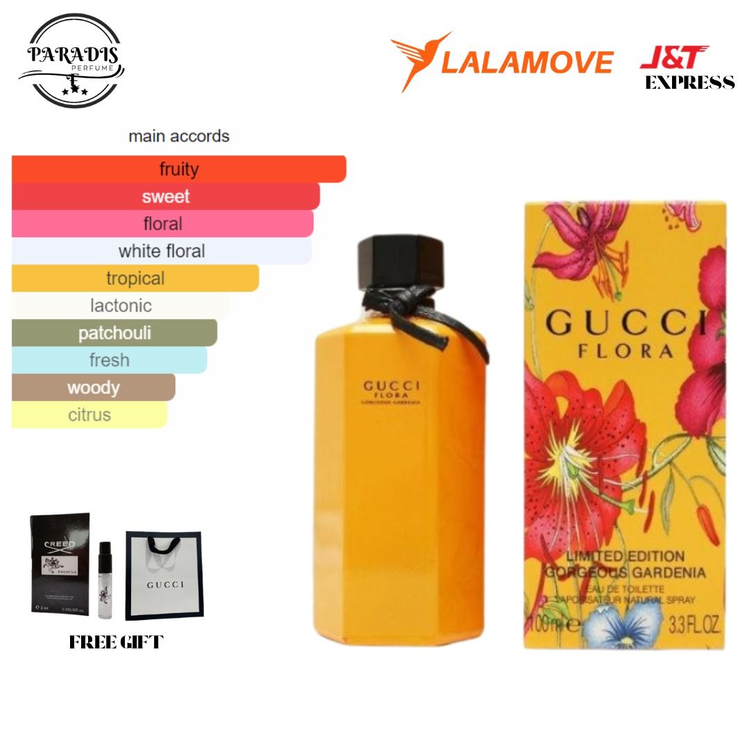 Gucci flora yellow bottle deals