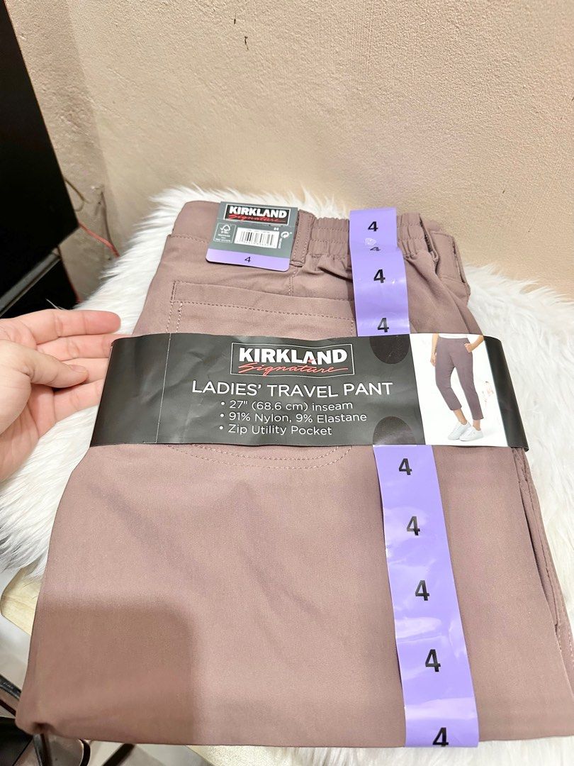 Kirkland Signature Ladies' Travel Pant 4-Way Stretch Comfort