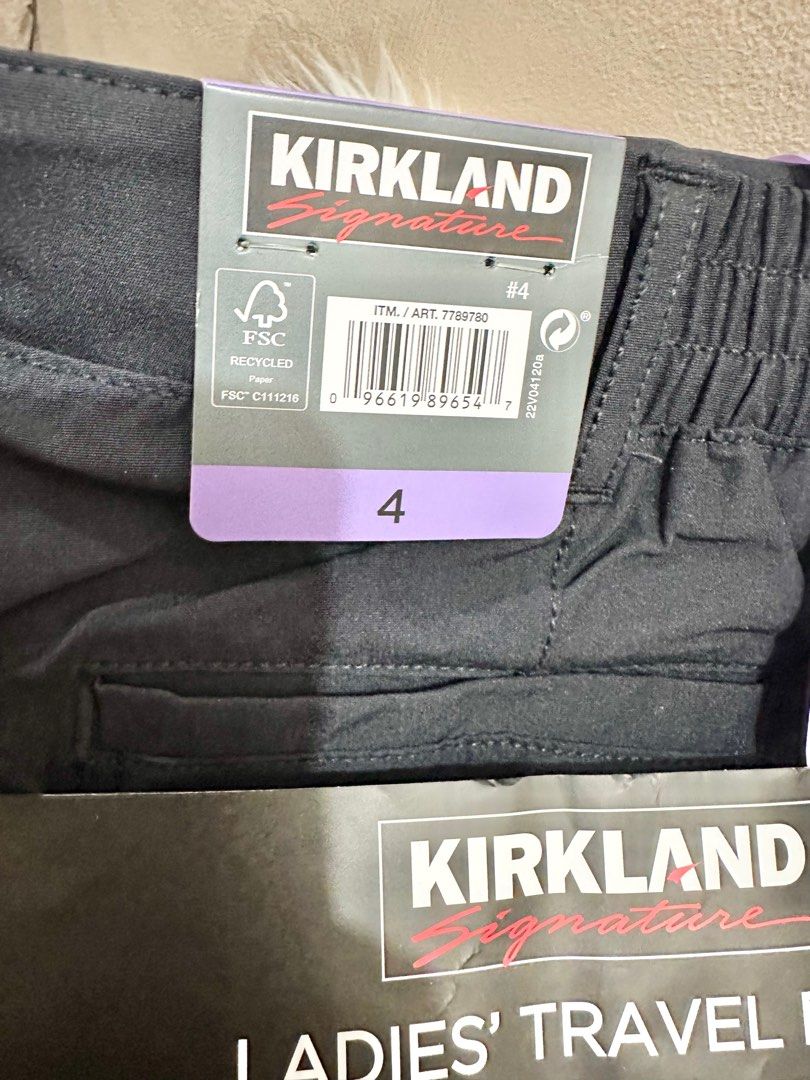 Kirkland Signature Ladies' Travel Pant 4-Way Stretch Comfort 7789780