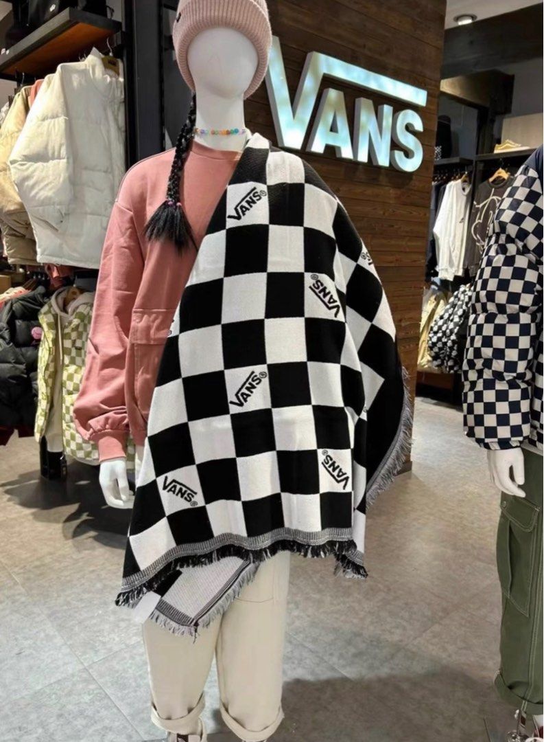 Original Vans Family Classic Checkered Blanket Throw Furniture Home Living Bedding Towels on Carousell