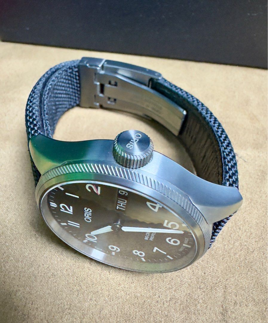 Oris Big Crown Propilot 45mm Day Date Black Text