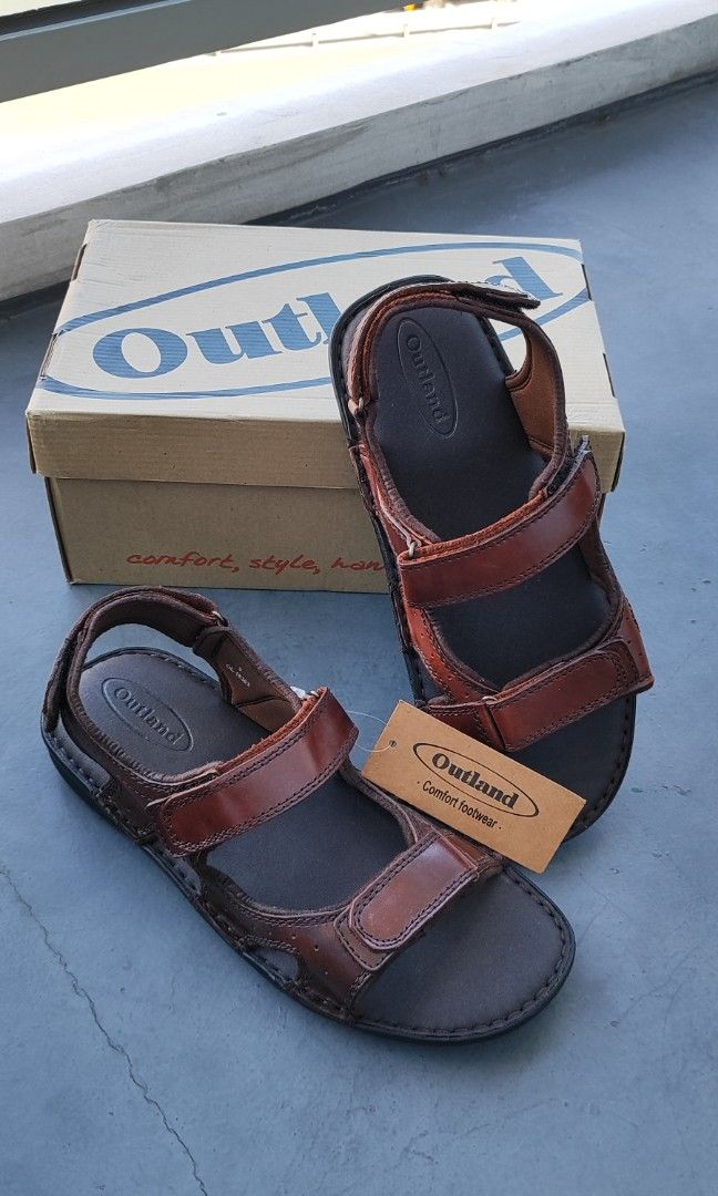 Outland Sandals For Men Weston Men s Fashion Footwear Slippers Slides on Carousell
