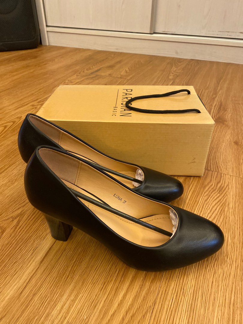 Parisian Black Corporate Heels Women s Fashion Footwear Heels on Carousell