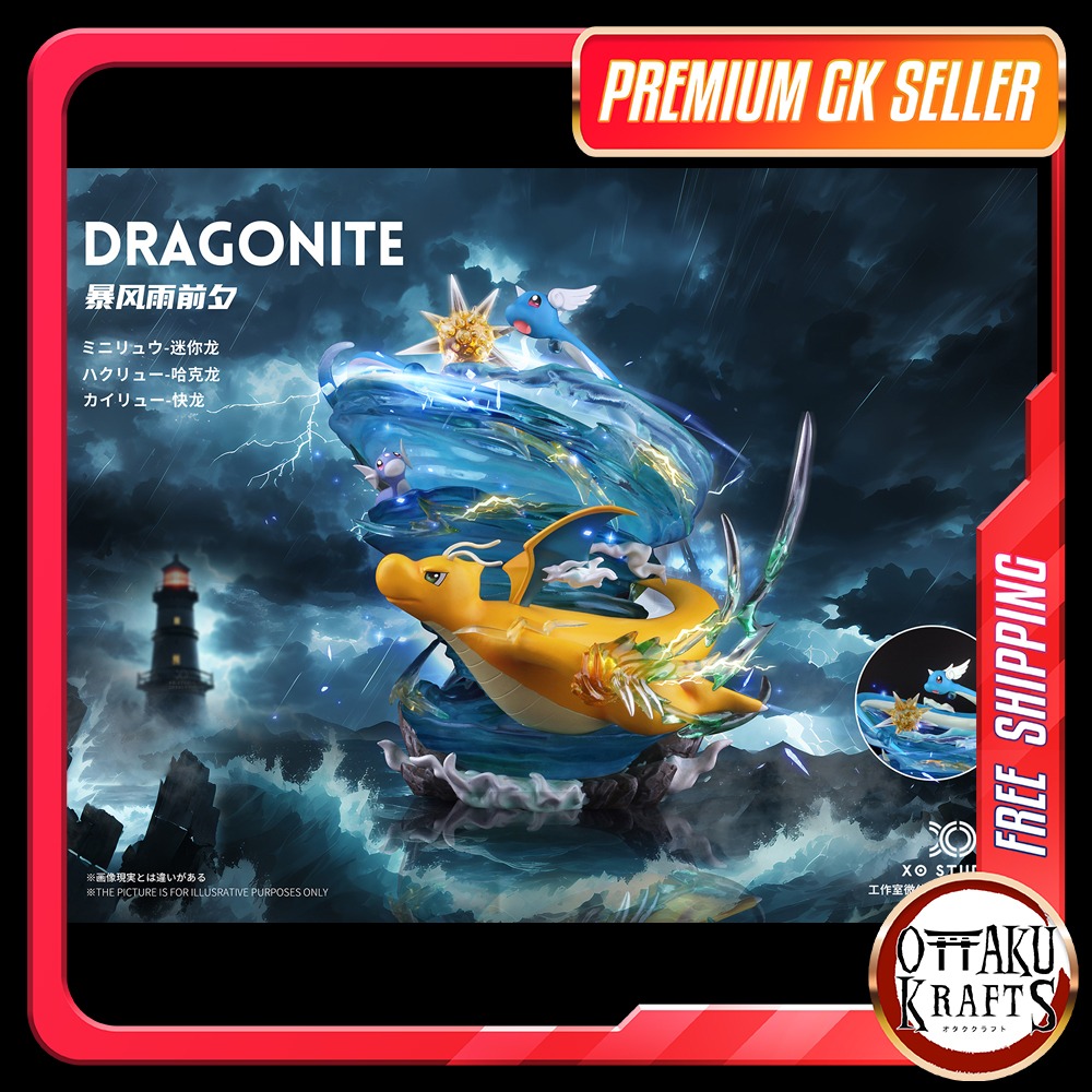Pokemon | Dragonite | XO Studio | 【FREE Shipping - PO】GK Figurine | GK ...