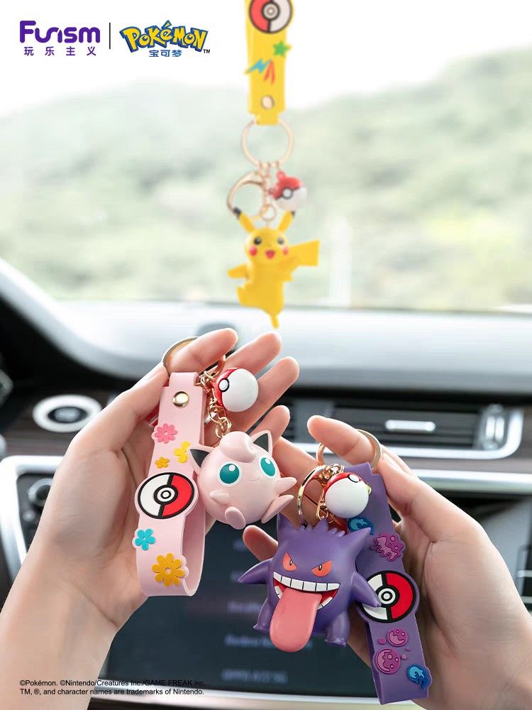 POKEMON X FUNISM POKEMON CHARACTERS KEYRING KEYCHAIN FEATURING