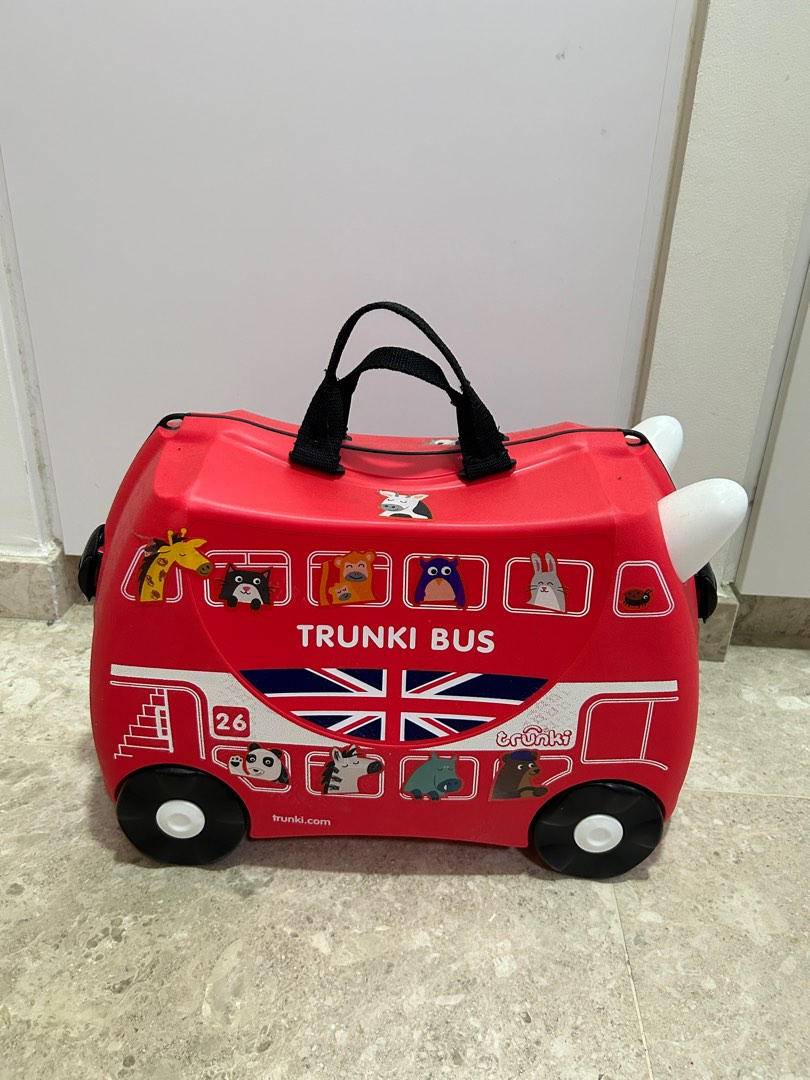 Preloved Trunki Bus Kids Luggage Hobbies Toys Travel Luggage