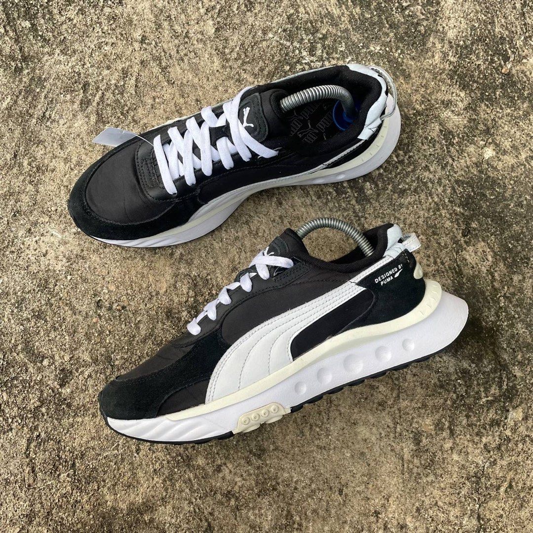 Puma Wild Rider KR Reflective Black White 7.5UK RM9O