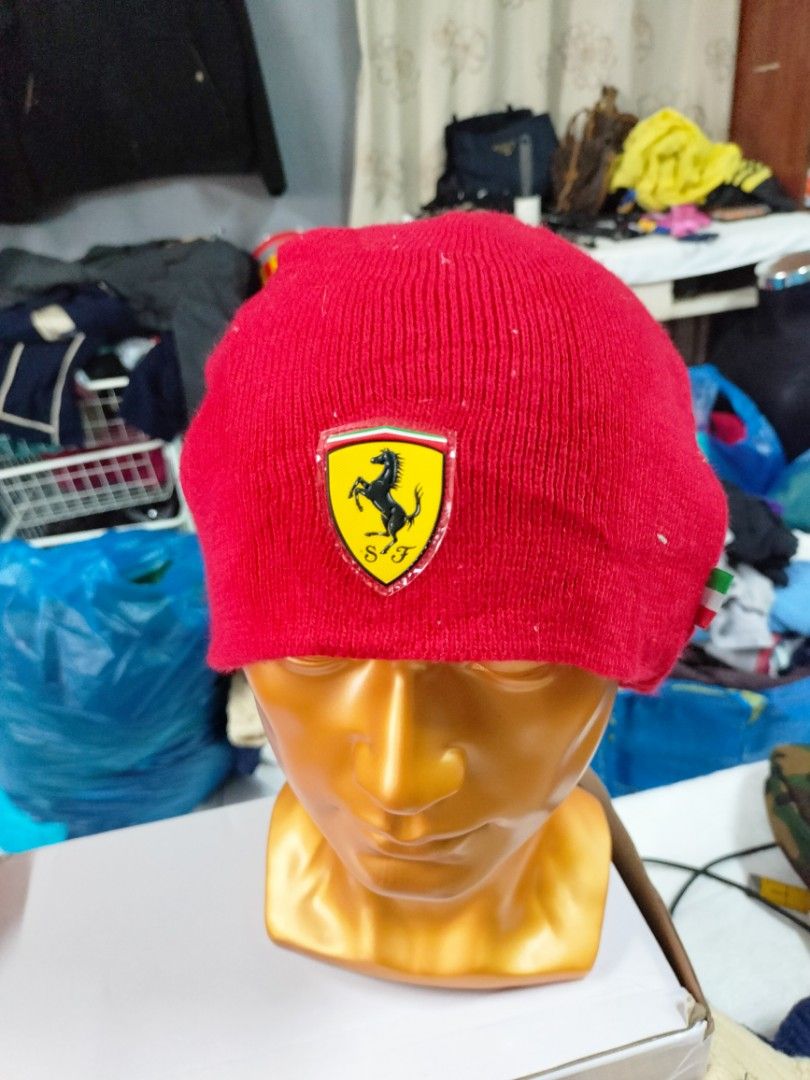 PUMA X FERRARI BEANIE Men s Fashion Watches Accessories Cap