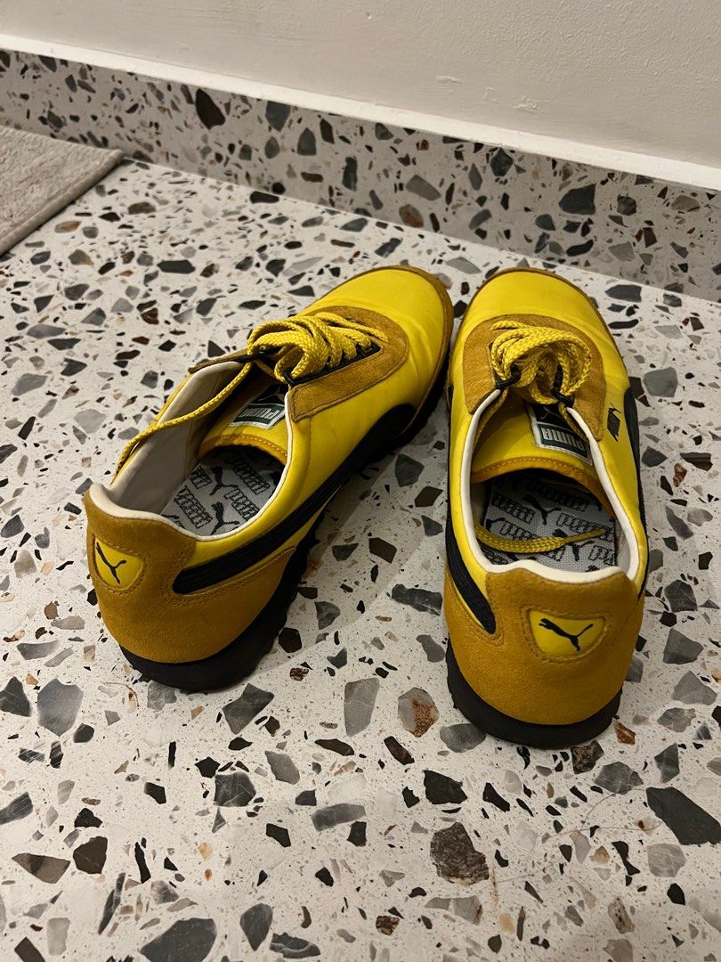 Puma top trainers yellow