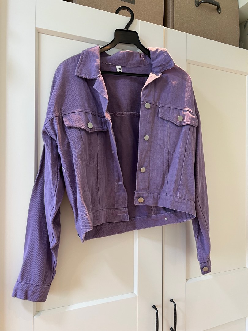 Purple Denim Jacket