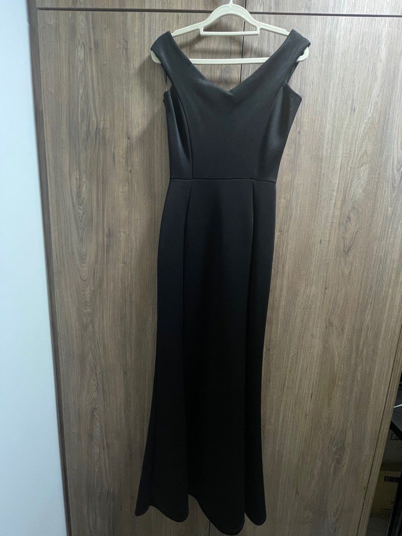 Quiz Off Shoulder Black Dress Women s Fashion Dresses Sets