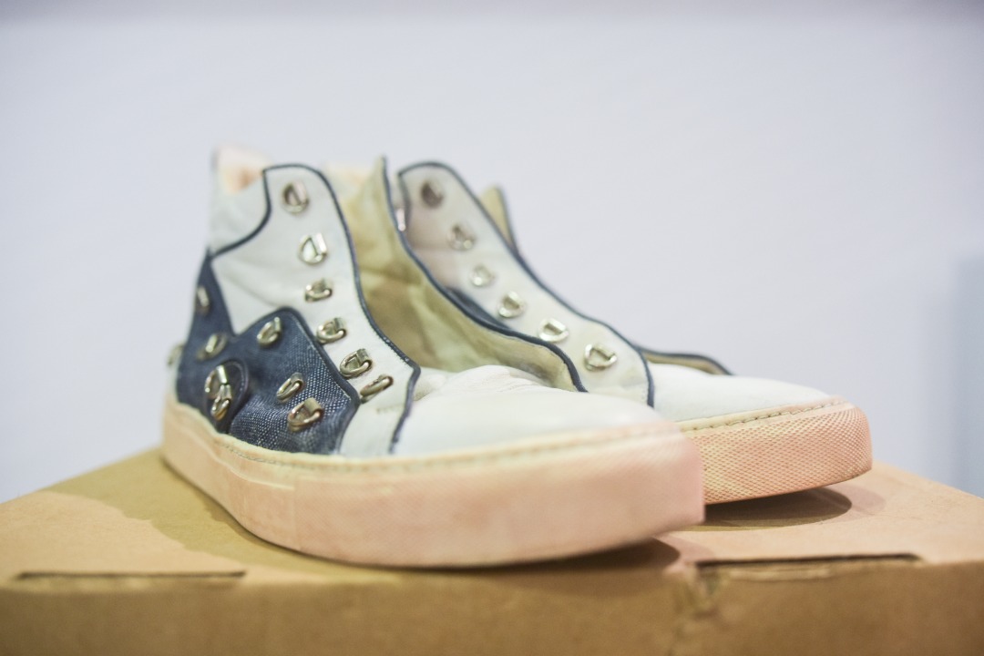 Raf Simons A W 10 Multi Lace Sneakers Men s Fashion Footwear