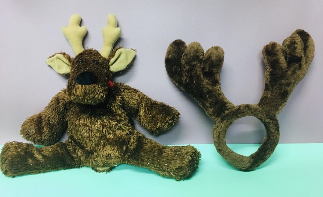 Hallmark Reindeer/Moose Plush Bundle with Headband (Category: Plushies & Soft Toys) located in Taguig. Submitted by Bloomscorner1 (Listing ID 1271361444, Image 1). Description: ✅ Bundle contains: 1) Reindeer/Moose Plush - approx. 17 x 14 inches 2) Reindeer/Moose headband - approx. 12 inches.