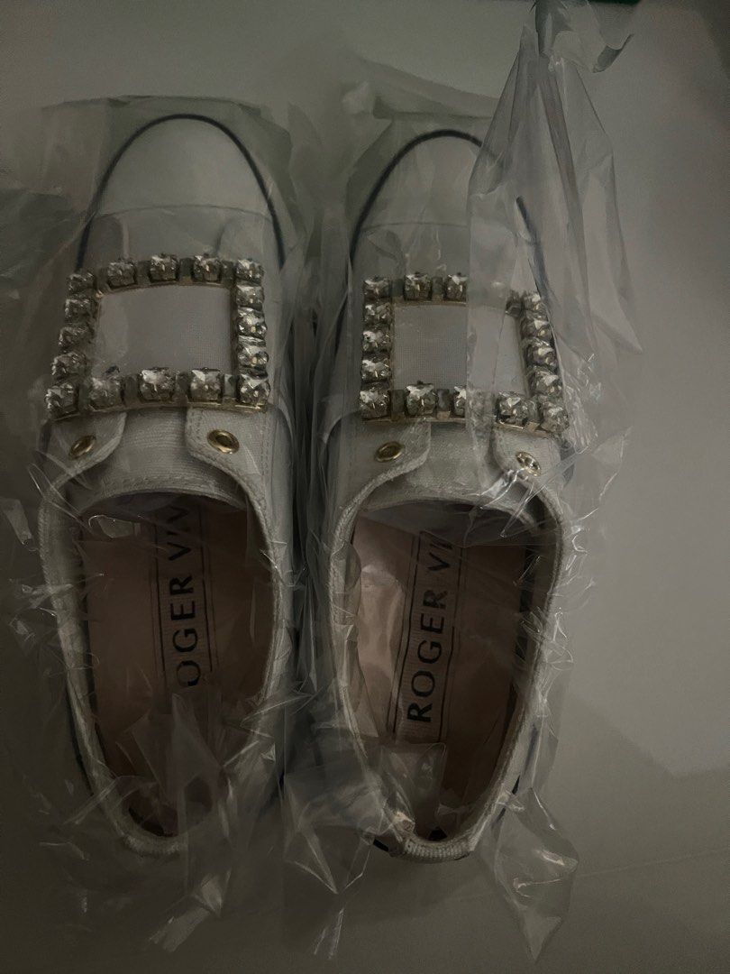 White rhinestone shoes best sale