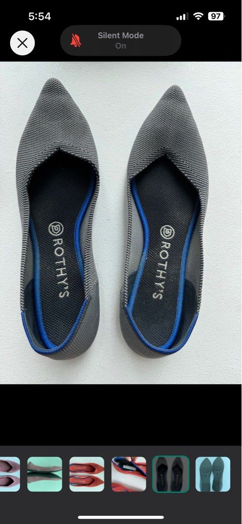 Rothys pointed toe sizing online