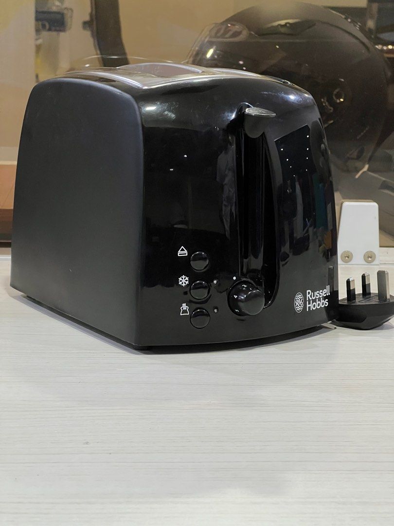 Russell Hobbs 21641 Textures 2Slice Toaster, 700 850 W, Black, TV