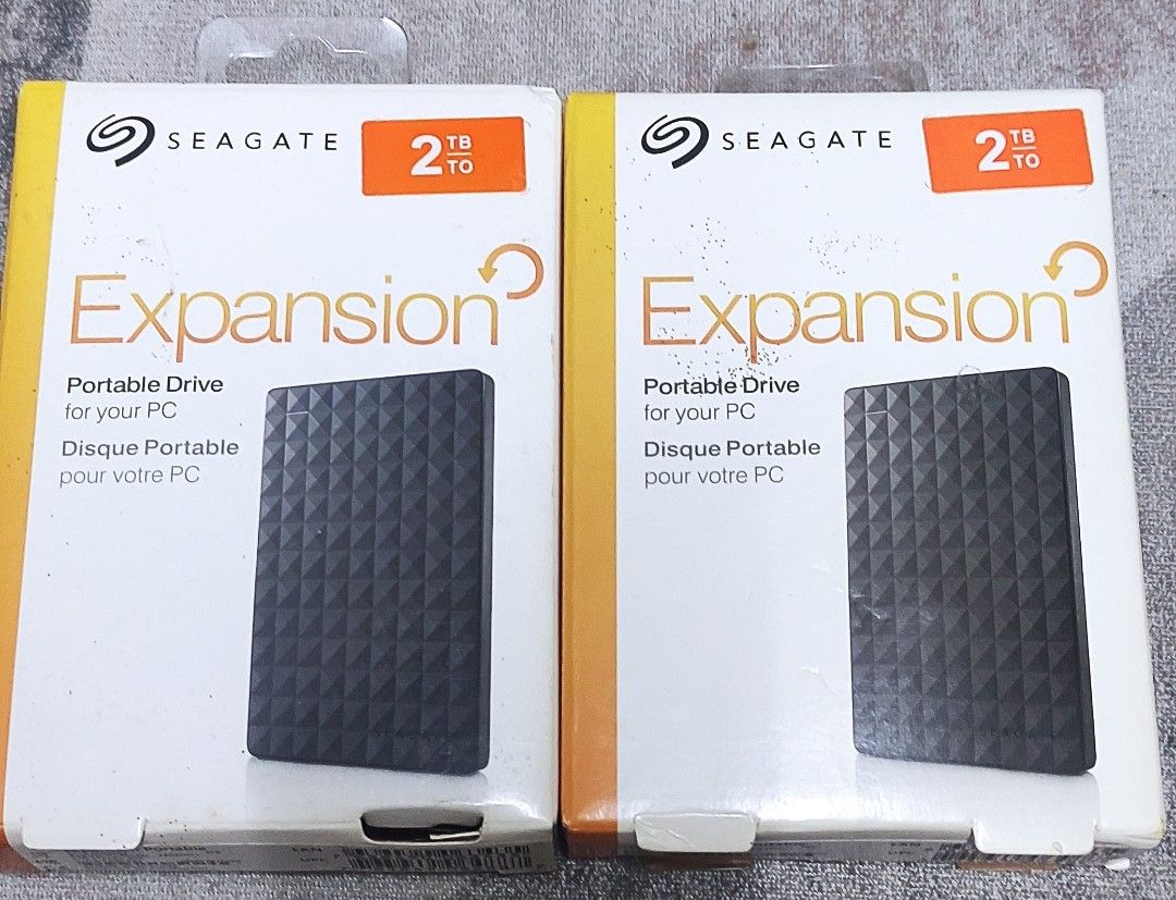 Seagate 2TB external hard disk, Computers & Tech, Parts & Accessories