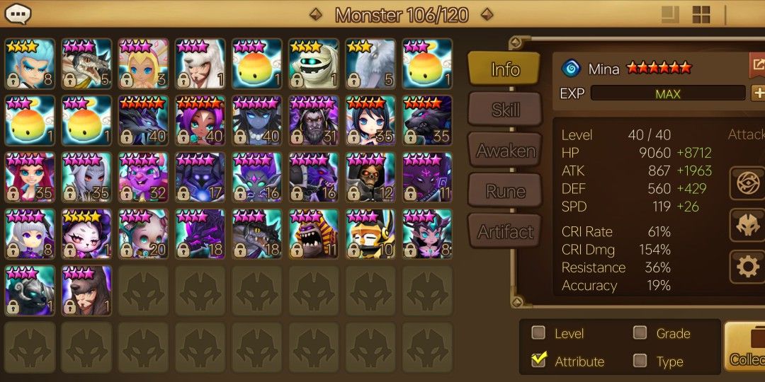 Selling Summoners war account, Video Gaming, Video Games, Others on Carousell