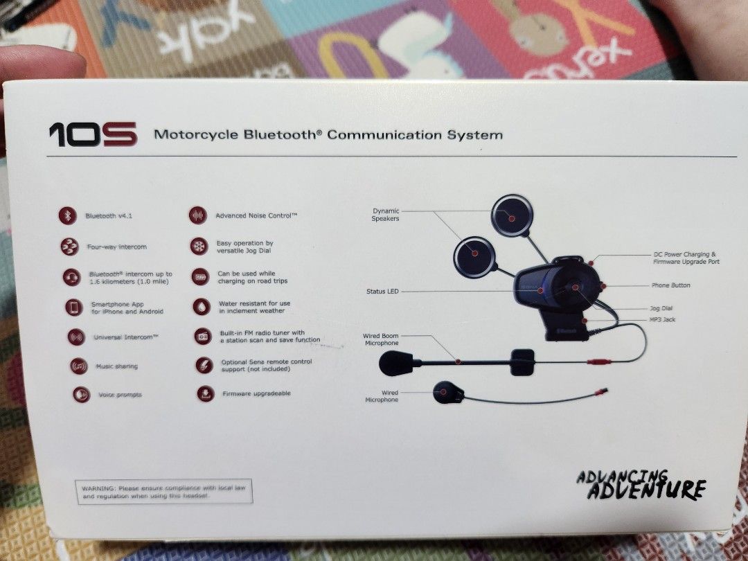 Sena 10S Dual pack bluetooth System Motorcycles Motorcycle