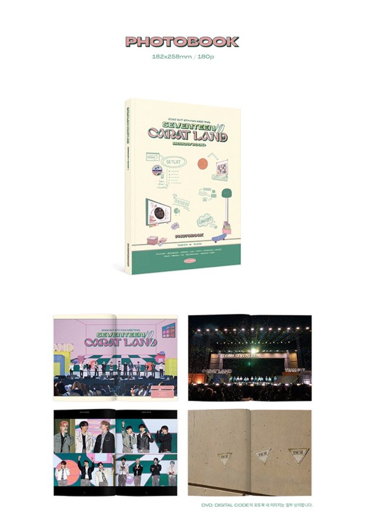 Seventeen 2022 carat land 克拉島dvd 含小卡, 興趣及遊戲, 收藏品及