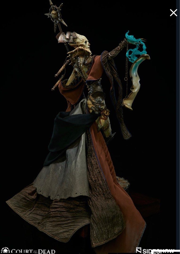 Sideshow Court of the Dead Xiall The Great Osteomancer and Shard Mortal