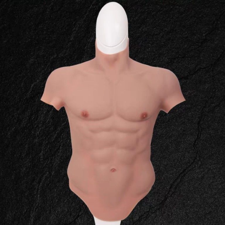 Silicone Fake Muscle Chest Abs Costume For Cosplay Crossdressing ▻  OutletTrends.com ▻ Free Shipping ▻ Up to 70% OFF