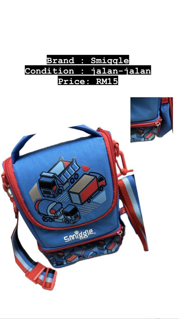 Smiggle lunch bag diaper bag