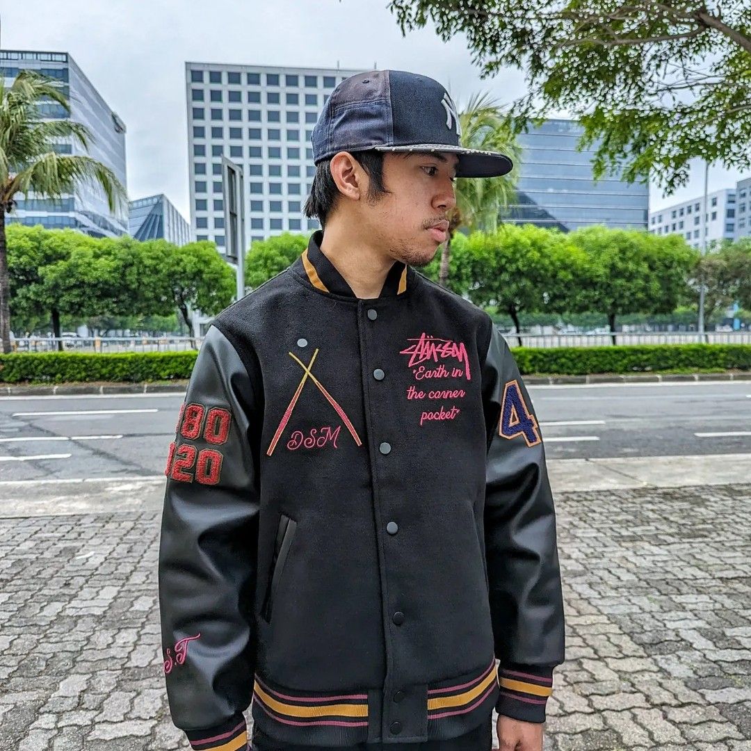 STUSSY VARSITY JACKET Men s Fashion Coats Jackets and Outerwear