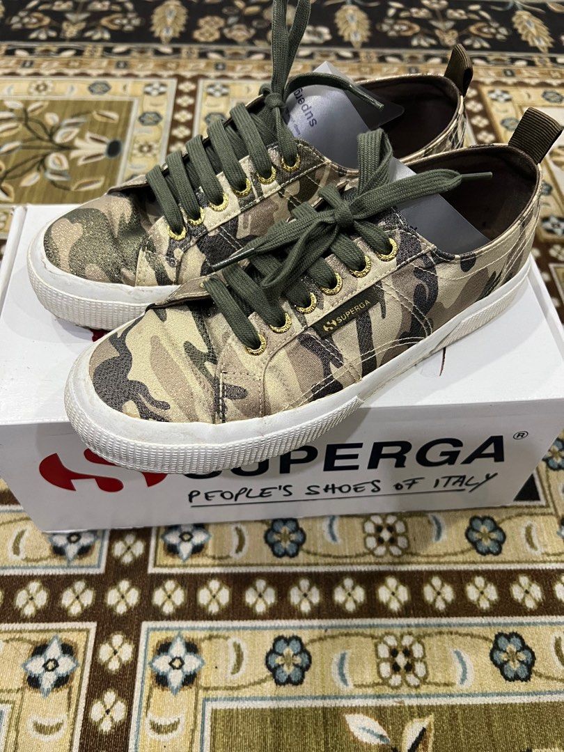 Superga 2025 camo platform