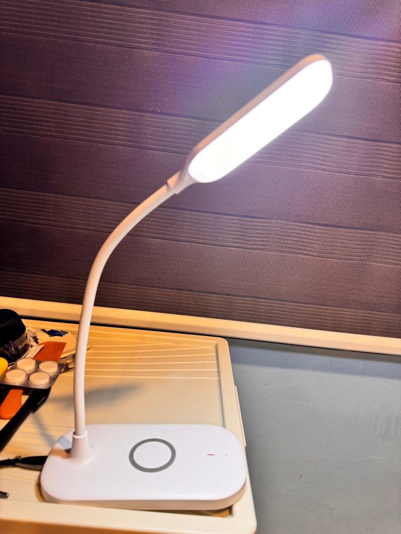 Table Lamp (Category: Lighting) located in Singapore. Submitted by chowee17 (Listing ID 1271331413, Image 3). Description: Table lamp. 3 different colors selection Types C powered DC 9volts.