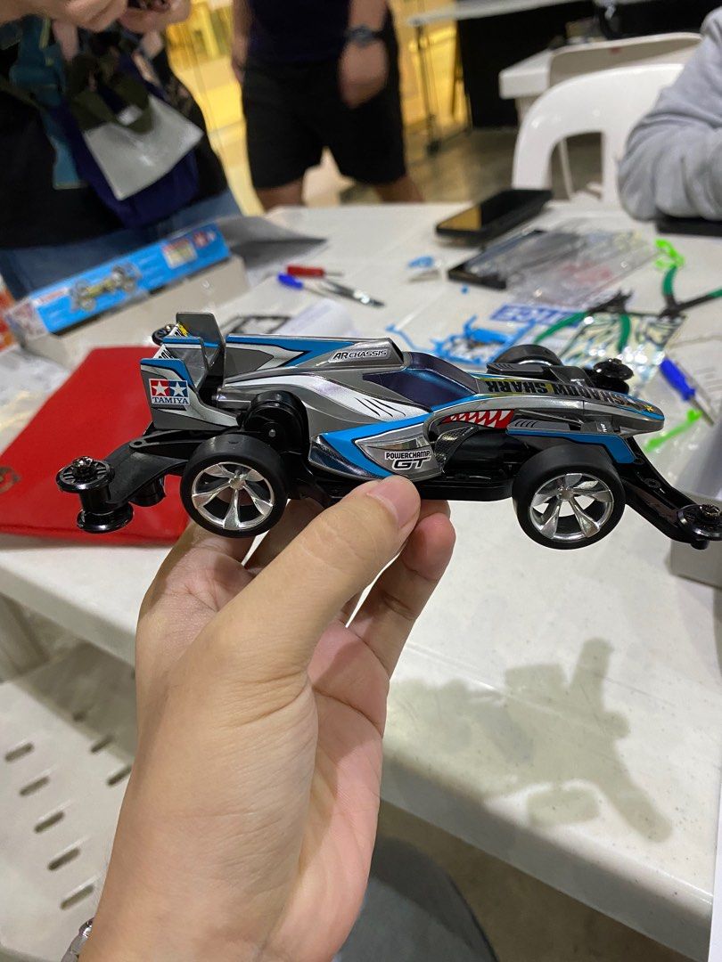 Tamiya mini 4WD (Category: Vehicle & Diecast Models) located in San Juan City. Submitted by thriftytrippy (Listing ID 1271252560, Image 3). Description: Bought and built for 800 pesos - very good condition, never used at home - rfs: decluttering - engine still working and rubber wheels intact.
