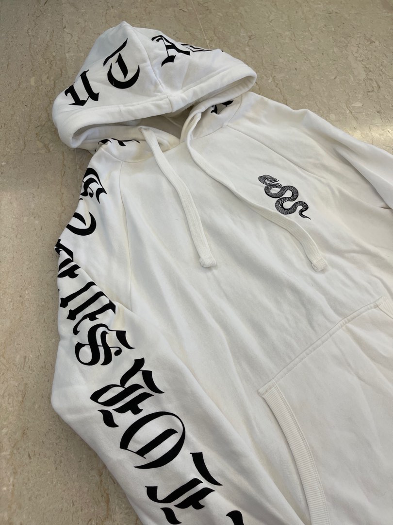 Taylor Swift Official reputation Tour Hoodie with Snake Design White