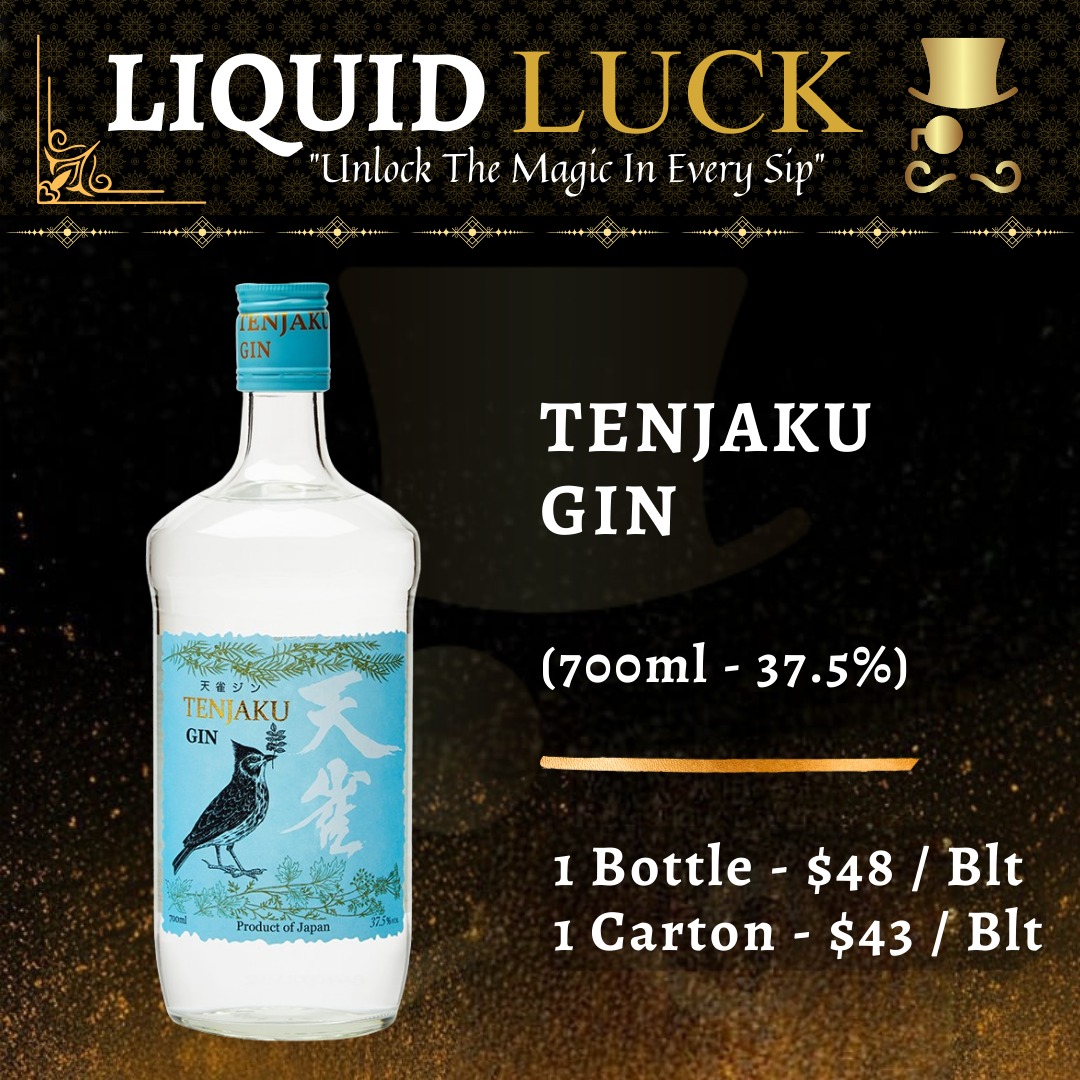 Tenjaku Gin 700ml, Food & Drinks, Alcoholic Beverages on Carousell