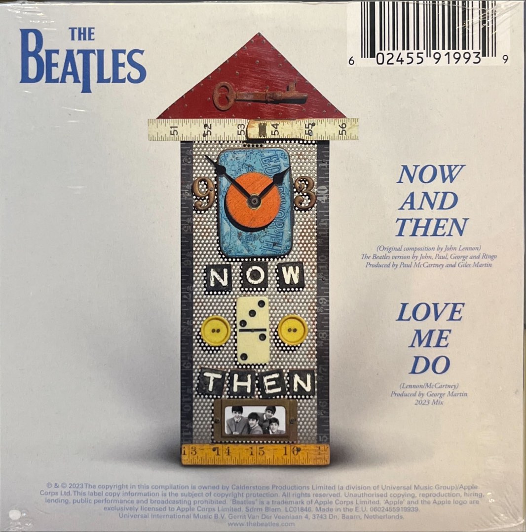 The Beatles: Now and Then 2023 Single Album, Hobbies & Toys, Music & Media, CDs & DVDs on Carousell