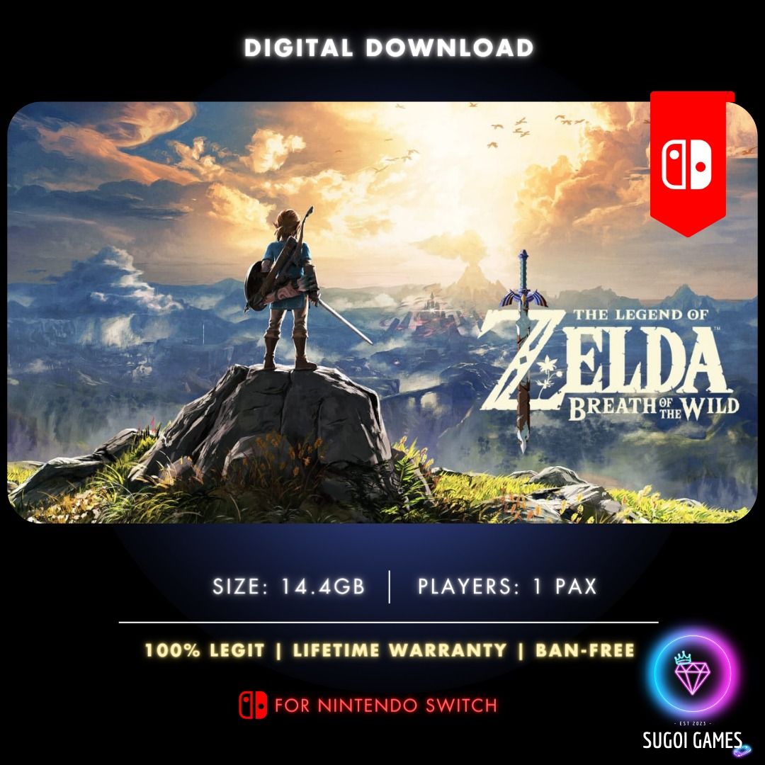 Legend of zelda breath of the shop wild digital download
