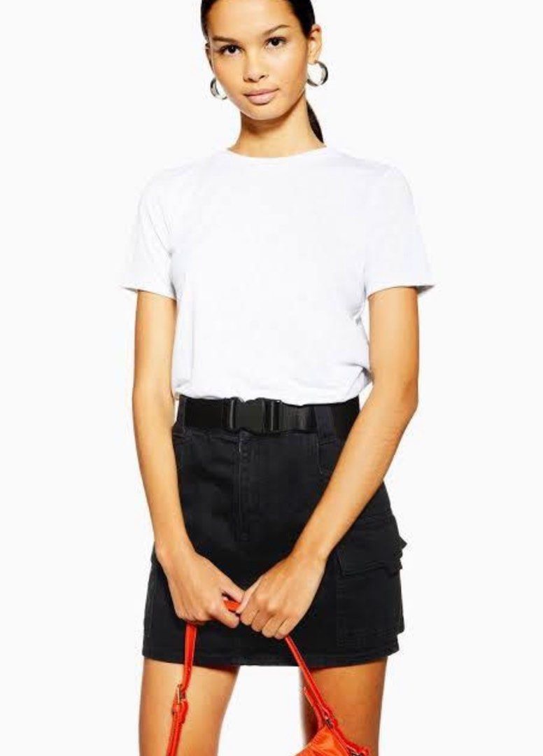 Topshop Cargo skirt with belt Women s Fashion Bottoms Skirts on Carousell