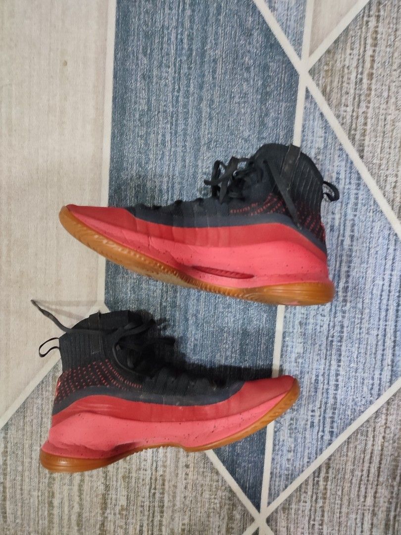 Under armour curry 4 black red new arrivals