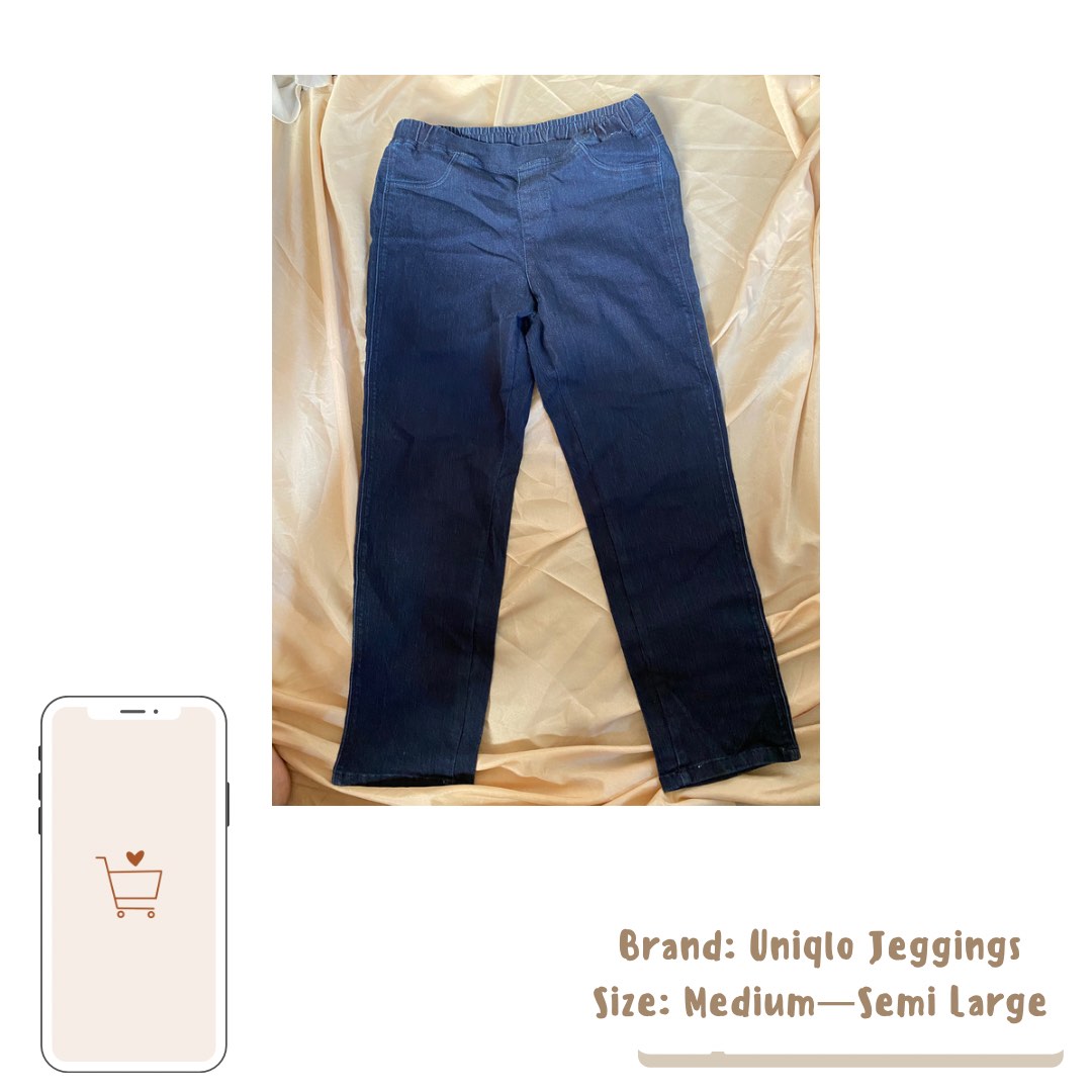 UNIQLO jeggings, Women's Fashion, Bottoms, Other Bottoms on Carousell