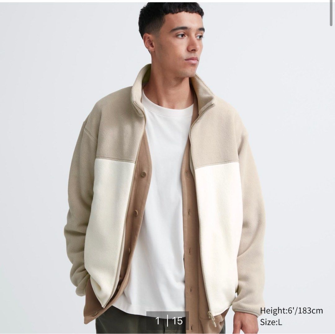 Mens fleece jacket uniqlo sale