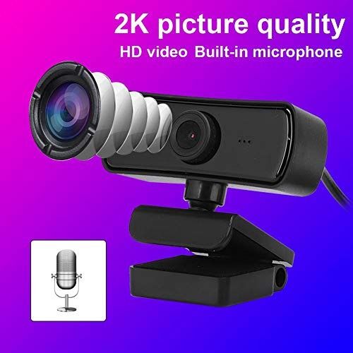 Webcam with Microphone for Desktop, 1080P HD USB Computer Cameras with  Privacy Cover&Webcam Tripod, Streaming Webcam with Flexible Rotatable Wide