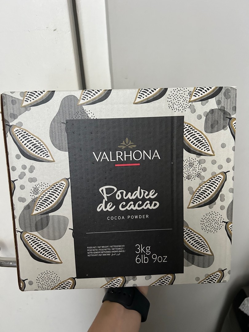 Valrhona Coco Powder 3kg in original box (Expiry Feb 2024), Food ...