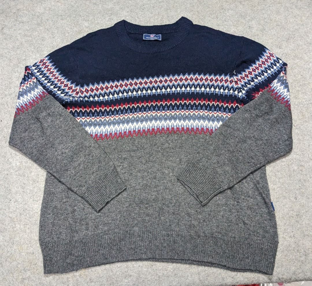 VINEYARD VINES Merino Wool Alpaca Blend Sweater Jumper Knit Knitted Size XL Men s Fashion Coats Jackets and Outerwear on Carousell