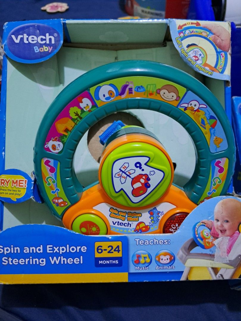 Vtech spin and explore 2025 steering wheel