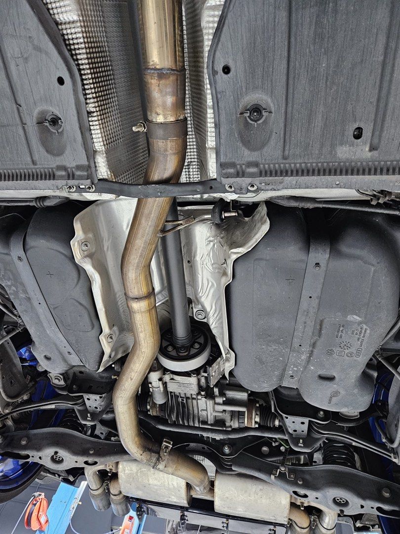 Golf r stock exhaust deals