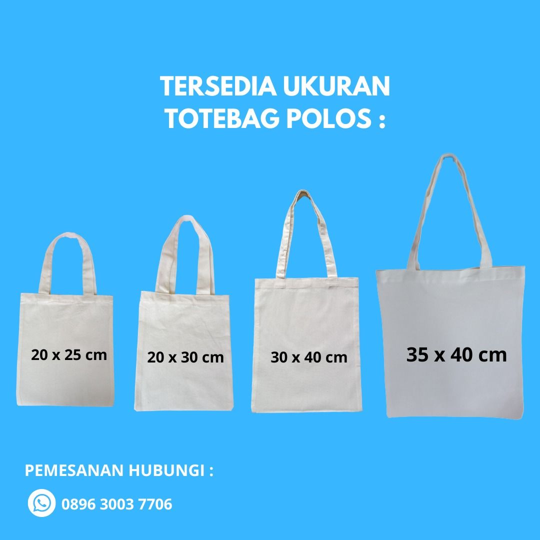 Ukuran on sale tote bag