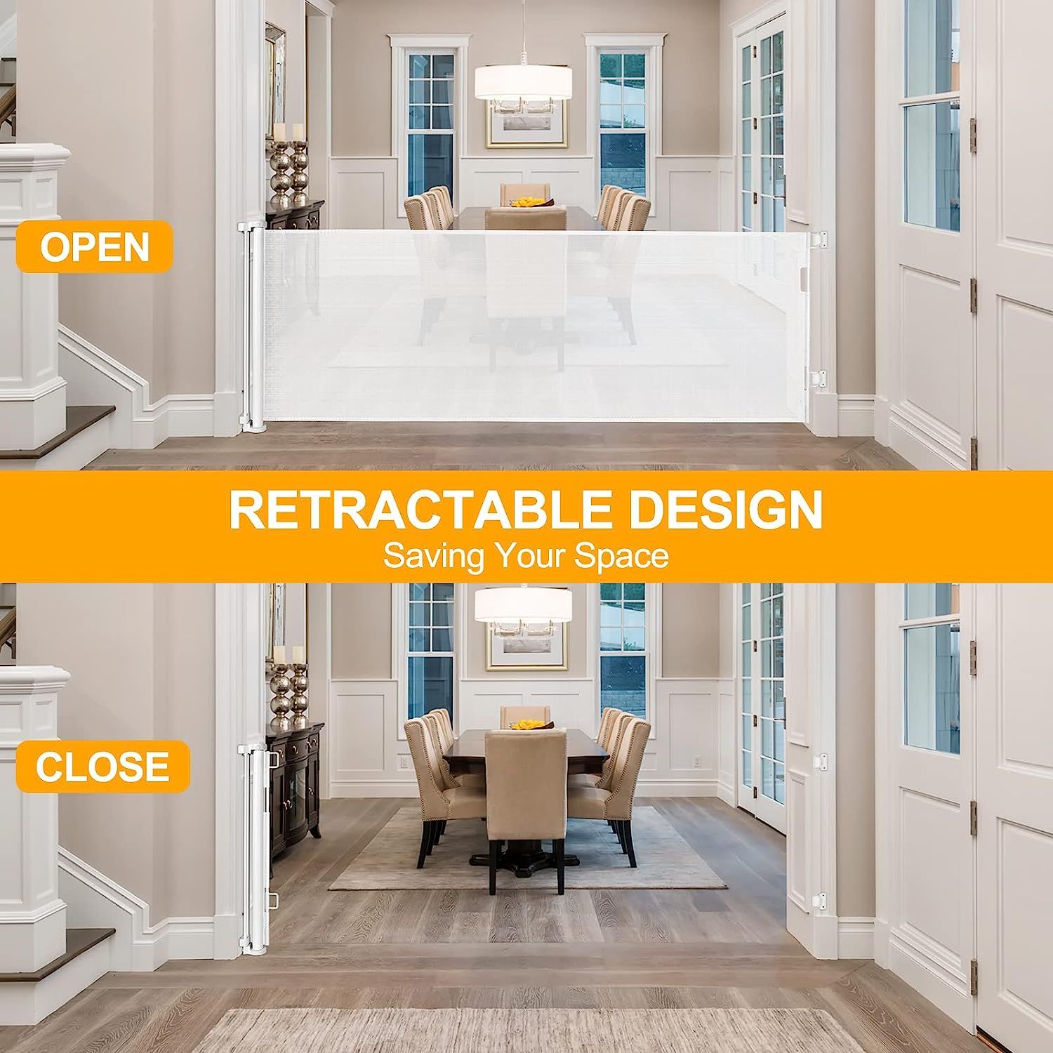 100 inch hotsell retractable gate